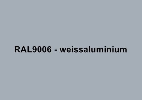 weißaluminium mit Struktur (RAL 9006S)